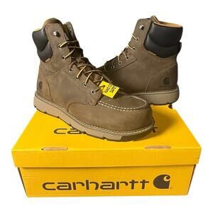 NIB Carhartt Millbrook 6" Waterproof Nano Toe Wedge Boot Men’s 11W Composite Toe